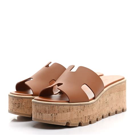 hermes eze 30 sandals|hermes calfskin cork eze.